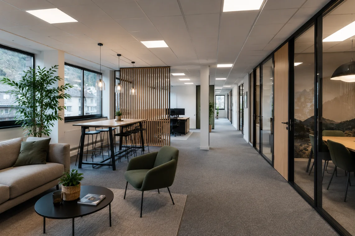 Compagnon au travail — charpentier ou couvreur sur toiture